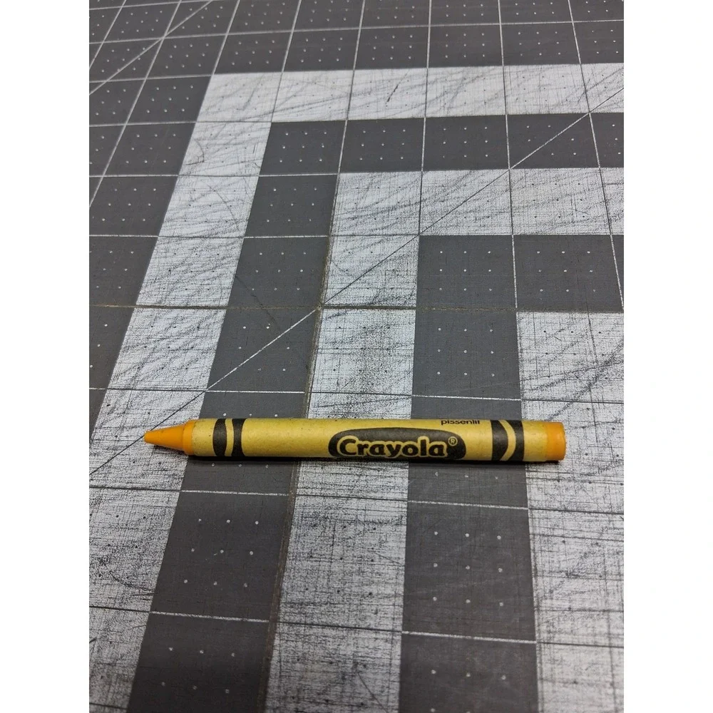Crayola Crayon Dandelion Yellow Retired Color Single Loose Art Supply
